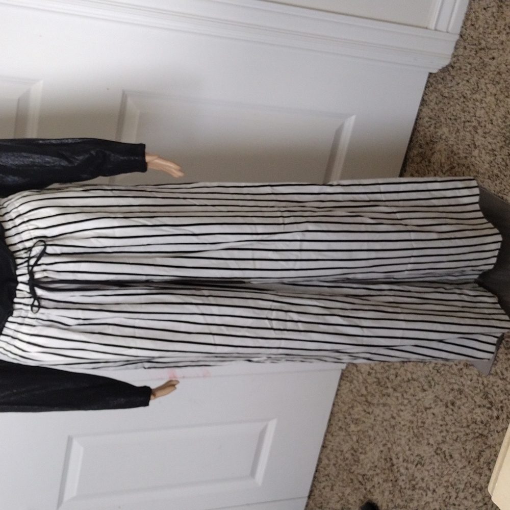 Ralph Lauren Striped Wide Leg Trousers